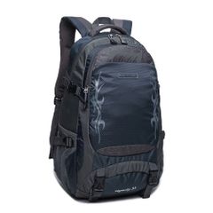 ☆ Navy ☆ Hiking Backpack, Approx. 40L, Rucksack, Bag パック Day パック Hiking Backpack, Mountain Rucksack, Emergency Backpack, Lightweight, Multifunctional, Outdoor Trek King Camping and hiking gear for men and women (unisex)