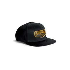 BIRDWELL ブラック　キャップ　カリフォルニア購入　新品　サーフィン バードウェル メンズ メッシュキャップ 帽子 5パネル 黒