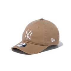 NEW ERA 9TWENTY スクリプトロゴ ウォッシュドコットン カーキ × ホワイトのサムネイル