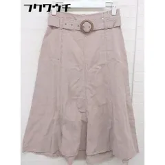 ◇ ◎ PROPORTION BODY DRESSING タグ付き バックジップ 膝下丈 フレア スカート サイズM ピンク系 レディース  【中古】 【1111040004862】