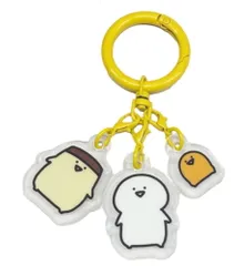 エス【送料無料】【お文具といっしょ】3チャームキーリング【ノーマル】【キーホルダー】【チャーム】【鍵】【雑貨】【グッズ】【かわいい】