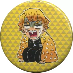 【中古】バッジ・ピンズ 我妻善逸(背景：鱗) 「鬼滅の刃 コレクション缶バッジ プチキャラver.」 ジャンプフェスタ2020グッズ