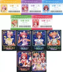【中古】キャラカード 全11種セット 「五等分の花嫁* 描き下ろしトレーディングカードコレクション(収穫祭)」 マガジンヒロインフェス2024グッズ