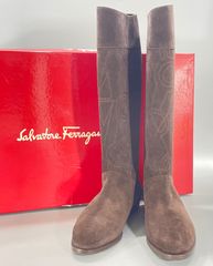 Salvatore Ferragamo ブラウンファーブーツ 楽天市場】【中古】 サルヴァトーレ フェラガモ ブーツ シューズ
