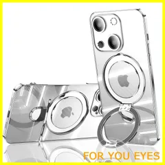 【特価商品】JOOBOY iPhone 15 Plus 用 ケース MagSafe対応 クリア リング付き メッキ仕上げ レンズカバー付き ソフトTPU 耐衝撃 傷に強い背面 ワイヤレス充電 ストラップホール付き アイフォン15 プラス 磁気カバー (iPho