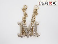 マックスマーラ MaxMara Mブレスレット ゴールド クリスタル ブレスレット レディース 美品 アクセサリー