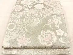 【NEW】美品♡ 春カラー プラチナ箔 膨れ織り 淡いピンク 袋帯 楽天市場】プラチナ箔 袋帯の通販