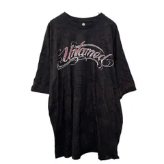 半袖 プリントTシャツ 3XL ブラウン系 ブラック ビッグサイズ バックプリント ゴシック 古着卸 アメリカ仕入 a704-5339