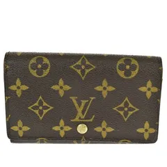 【中古】 ルイヴィトン LOUIS VUITTON ポルトモネ ビエ トレゾール L字ファスナー 二つ折り 財布 モノグラム レザー M61730 02SC331