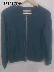 ◇ A day in the life UNITED ARROWS 長袖 ブルゾン ジップアップ ジャケット サイズ38 ネイビー レディース 【中古】 【1002801700577】