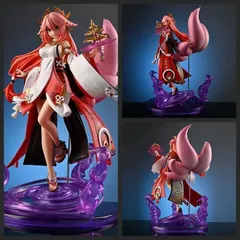 原神リアル調八重神子 1/4スケール50cm完成品フィギュア 海外限定版 Amazon.co.jp: miHoYo 原神 八重神子·妖狐の巫女Ver. 1/6