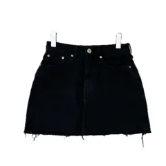 ZARA ザラ デニムミニスカート sizeEUR S/ブラック