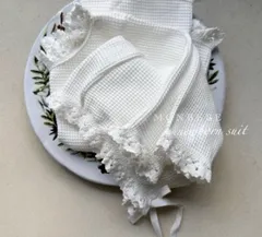 monbebe newbornsuit ボンネット付き