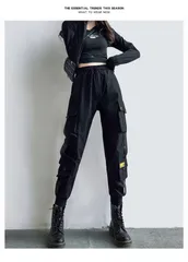 カーゴパンツ レディース ヒップホップ ダンス衣装 ヒップホップファッション ストリー ファッション ダンサーパンツ ジョガー パンツ用意yilake03