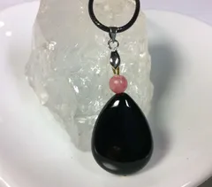 魔除厄除オニキス　恋愛運インカローズのペンダント45㎝新品