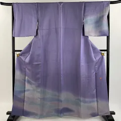 久保田一竹　工房　訪問着　辻ヶ花　パープル　金通し　柄八掛　着物　101a d 一竹工房 訪問着 No.AA-4559-Mサイズのレンタル｜きもの365