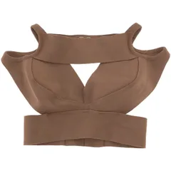 Rick Owens リックオウエンス 20SS Sling Bra リブニットブラトップス RO20S1695-KST ブラウン XSのサムネイル