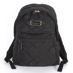 マークジェイコブス MARC JACOBS キルティング ナイロン バックパック ブラック M0011321 001 リュック バッグ ロゴメタル レディース ユニセックス 通勤通学【新品・本物】売れ筋