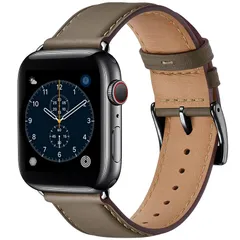 コンパチブル アップルウォッチ バンド 革 46mm 42mm 44mm 45mm 49mm 40mm 41mm 38mm コンパチブル Apple Watch バンド 本革 レザー ビジネス 男女兼用 コンパチブル iWatch Ultra/Ultra2