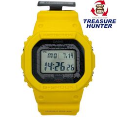 CASIO チャールズ・ダーウィン財団コラボ G-SHOCK 電波ソーラー腕時計 GW-B5600CD-9JR イエロー カシオ 【101062249006】