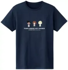 【中古】衣類 ふんばり温泉チーム NordiQ Tシャツ ネイビー レディースLサイズ 「シャーマンキング」