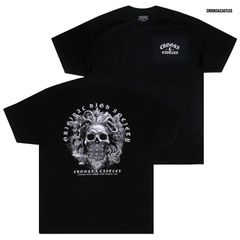 CROOKS & CASTLES SKULL MEDUSA Tシャツ【BLACK】(クルックスアンドキャッスルズ 通販 大きいサイズ T-SHIRTS TEE 半袖 ショートスリーブ ロゴ プリント)