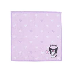 新品 サンリオ(SANRIO) サンリオ プチタオル クロミ クロミちゃん kuromi 20×20×0.3cm プチタオル キャラクター 260690 SANRIO