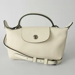 新品 ロンシャン LONGCHAMP ショルダーバッグ ル プリアージュ エクストラ ポーチ XSサイズ エクリュ