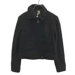 GIANNI VERSACE ジャンニ ヴェルサーチ カシミヤ混 ショートメルトンジャケット  ブラック 38のサムネイル