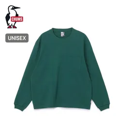【新品】CHUMS チャムス ヘビーウェイトポケットL/S Tシャツ グリーン