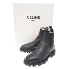CELINE マーガレット チェルシーブーツ/カーフスキン37 セリーヌ CELINE ブーツ マーガレット チェルシーブーツ ショート