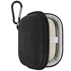 【人気商品】クリップ付き カラビナ バッグ キャリング トラベル イヤフォンと互換性あり、交換用ハードシェル (ダークグレー) 完全ワイヤレス WF-1000XM4 WF-1000XM5 WF-C510 Fit LinkBuds LinkBuds Open S