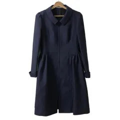 Rene ルネ 近年モデル ジップアップフレアコート ネイビー 34 Rene ルネ 近年モデル ジップアップフレアコート ネイビー 34