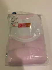 No.91 激安ベビー半袖肌着　2枚組　ピンク×白　サイズ95