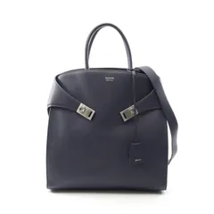 サルヴァトーレフェラガモ Salvatore Ferragamo トートバッグ Hug 241666779071 ネイビー レザー Hug 2wayトートバッグ メンズ Used Aのサムネイル