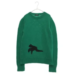 RAF SIMONS (ラフシモンズ) ローゲージニットセーター グリーンのサムネイル