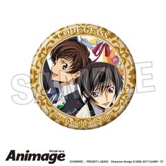 코드 기어스 반역의 루루슈 Animage 기라기라 캔 배지 대 vol.2 C 빅캔 배지 신품 정품 [PROOF]