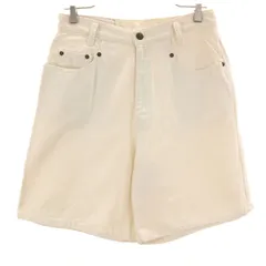 MERONA メローナ 90s USA製 オールド ショートパンツ 7/8 アイボリー系 レディース 古着