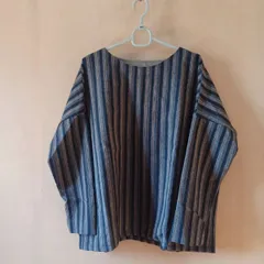 プルオーバー　着物リメイク「300」ハンドメイド