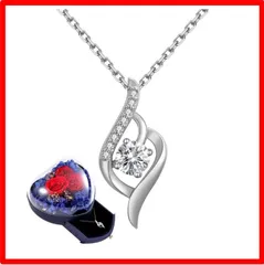 【送料無料 】04月ホワイトゴールド [sassu fine] 選べる誕生石 ネックレススワロフスキージルコニア 国際標準シルバー925 純銀製 レディースネッ