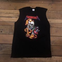 Discord製 METALLICA 「HEART EXPLOSIVE」Tシャツ バンド メタル 袖カットオフ size XXL