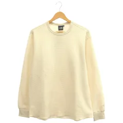 THE NORTH FACE (ザノースフェイス) ■ ③ NT62032 ロングスリーブウォームワッフルクルー メンズ ナチュラル L