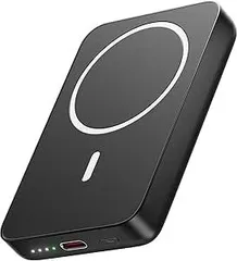 モバイルバッテリー 10000mAh 大容量 ワイヤレスモバイルバッテリー マグネット式 マグセーフ充電器 【2台同時充電可能 急速充電 15W ワイヤレス充電/20W Type-Cポート出力/PD対応】PSE技術基準適合 軽量 薄型・持ち運び便利