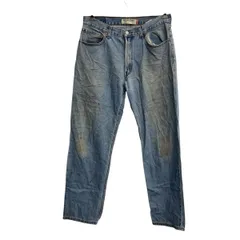 Levi's 550 デニムパンツ W34 ライトブルー リーバイス ジップアップ リラックスフィット バギー ジーンズ 古着卸 アメリカ仕入 2506-482