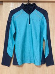 MILLET ミレー トップス スウェット ミント Sサイズ タグ付き 長袖 運動 ハーフジップ アウトドア 登山 スポーツ レジャー スキー スノボ シンプル オシャレ 裏起毛