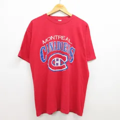 -ランクSTARTER NHL MONTREAL CANADIENS モントリオールカナディアンズ ゲームシャツ ホッケーシャツ メンズXXL /eaa358614