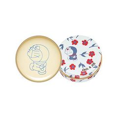 100%ドラえもん＆フレンズ展 クッキー缶、ストラップ×2、ジッパー