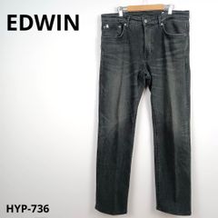 EDWIN エドウィン デニムパンツ ジーンズ 黒 ブラック 28 0447-A 