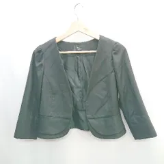 ◇ Ray BEAMS レイ ビームス 長袖 ショートジャケット サイズ1 ブラック レディース E  【1407020030472】