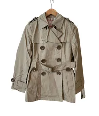 Z1508【美品】iiMK  アイアイエムケー　トレンチコート　タグ付き　ミドル丈　　レディース　ベージュ　サイズ38